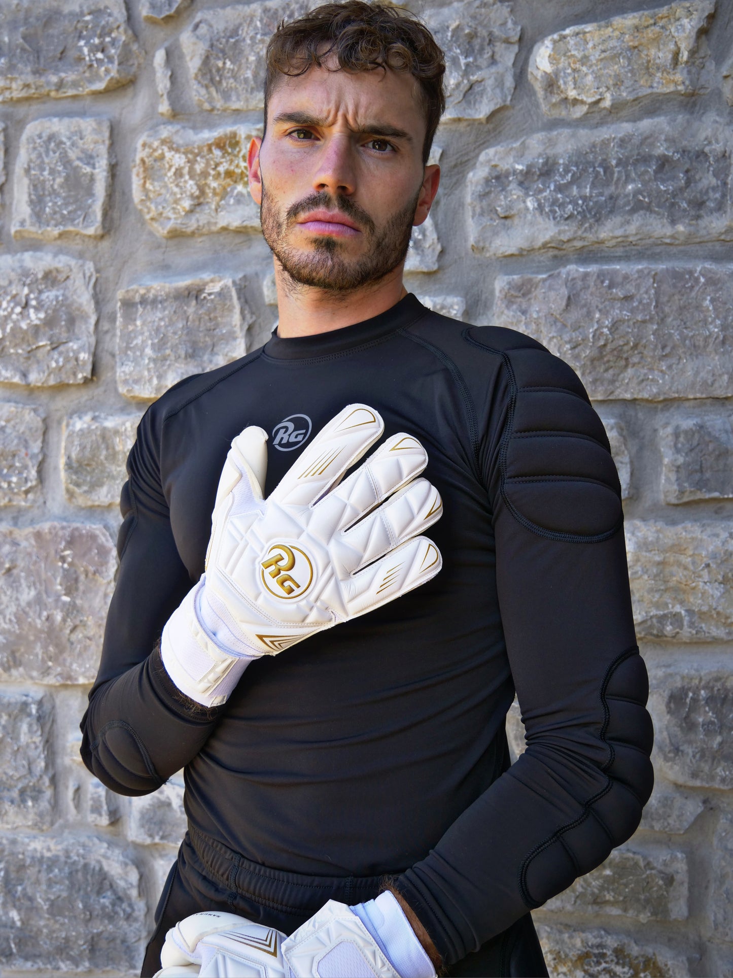 RG Kompression T-Shirt mit Schaumstoffpolsterung